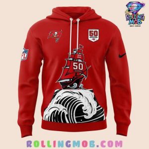 Tampa Bay Buccaneers Celebrate The Legacy of 50 Seasons Red Hoodie