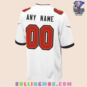 Tampa Bay Buccaneers Celebrate The Legacy of 50 Seasons White Football Jersey 3