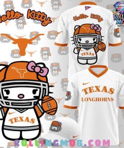 Texas Longhorns Hello Kitty Night 2024 White T-Shirt