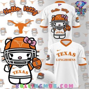 Texas Longhorns Hello Kitty Night 2024 White T-Shirt