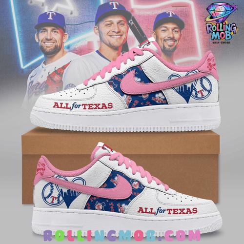 Texas Rangers All for Texas Limited Edition Nike Air Force 1 Texas Rangers All for Texas Limited Edition Nike Air Force 1