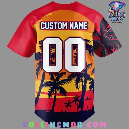 Toledo Mud Hens Margaritaville Weekend Baseball Jersey Toledo Mud Hens Margaritaville Weekend Baseball Jersey