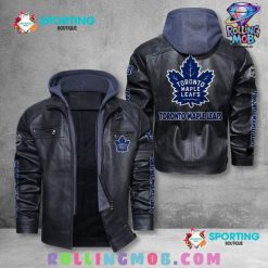 Toronto Maple Leafs Limited Edition Leather Hooded Jacket