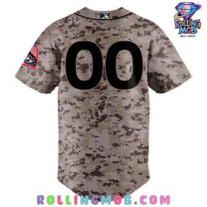 Trash Pandas 2025 Armed Forces Baseball Jersey 3