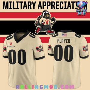 Vegas Knight Hawks 2025 Military Night Edition Football Jersey 1