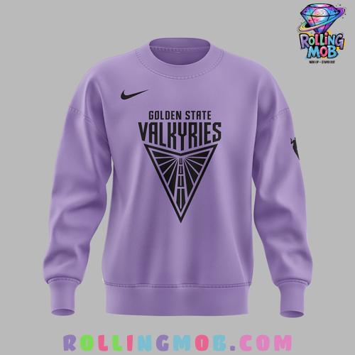 WNBA Golden State Valkyries Purple Sweatshirt WNBA Golden State Valkyries Purple Sweatshirt