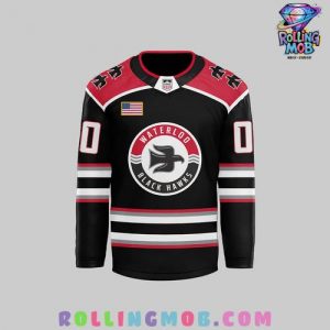 Waterloo Black Hawks New Uniforms 2025 Hockey Jersey