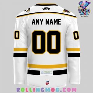 Wheeling Nailers New Uniforms 2025 White Hockey Jersey 3