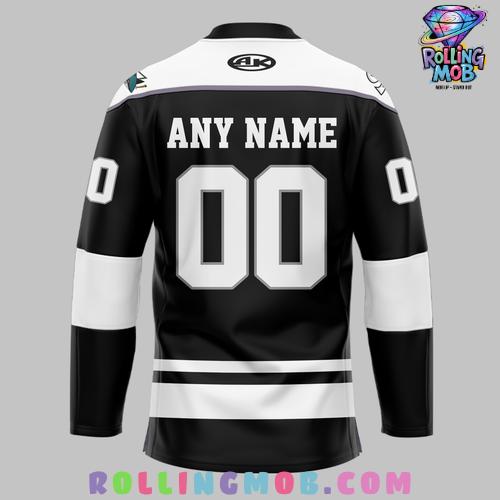 Wichita Thunder 2025 Home Opener Blackout Edition Hockey Jersey Wichita Thunder 2025 Home Opener Blackout Edition Hockey Jersey