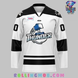 Wichita Thunder New Uniforms 2024 25 White Hockey Jersey 2