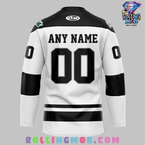 Wichita Thunder 2025 Home Opener White Ice Edition Hockey Jersey Wichita Thunder 2025 Home Opener White Ice Edition Hockey Jersey